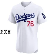 Diego Cartaya Men's Los Angeles Dodgers White Elite Home Jersey