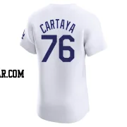 Diego Cartaya Men's Los Angeles Dodgers White Elite Home Jersey