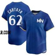 Diego Cartaya Men's Minnesota Twins Royal Limited 2024 City Connect Jersey