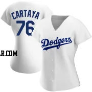 Diego Cartaya Women's Los Angeles Dodgers White Authentic Home Jersey