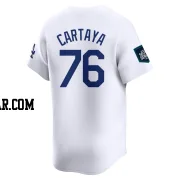 Diego Cartaya Youth Los Angeles Dodgers White Limited 2024 World Tour Seoul Series Home Jersey
