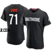 Dietrich Enns Men's Baltimore Orioles Black Authentic 2023 City Connect Jersey