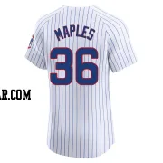 Dillon Maples Men's Chicago Cubs White Elite Home Jersey