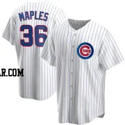 Dillon Maples Youth Chicago Cubs White Replica Home Jersey