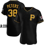 Dillon Peters Men's Pittsburgh Pirates Black Authentic Alternate Jersey
