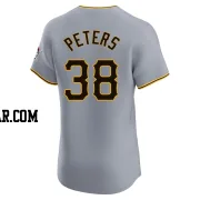 Dillon Peters Men's Pittsburgh Pirates Gray Elite Road Jersey