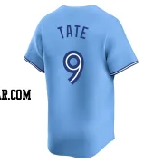 Dillon Tate Men's Toronto Blue Jays Blue Limited Powder Alternate Jersey