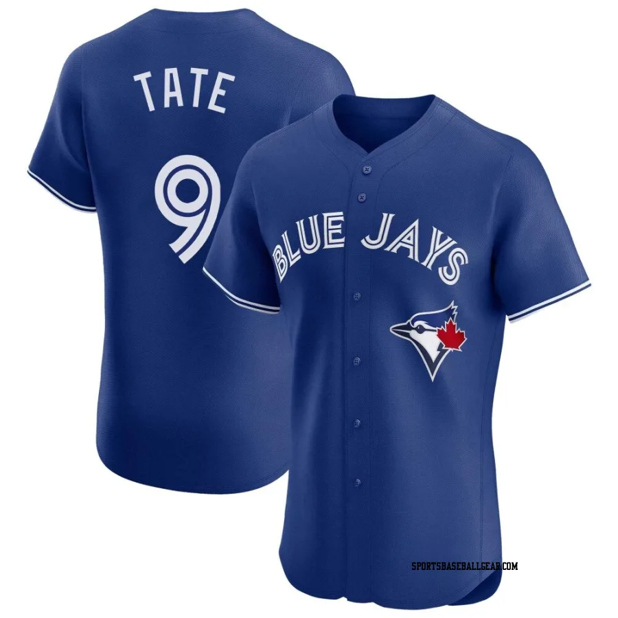 Dillon Tate Men's Toronto Blue Jays Royal Elite Alternate Jersey