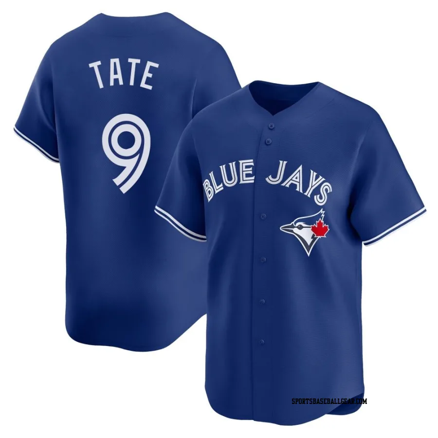 Dillon Tate Men's Toronto Blue Jays Royal Limited Alternate Jersey