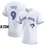 Dillon Tate Men's Toronto Blue Jays White Elite Home Jersey
