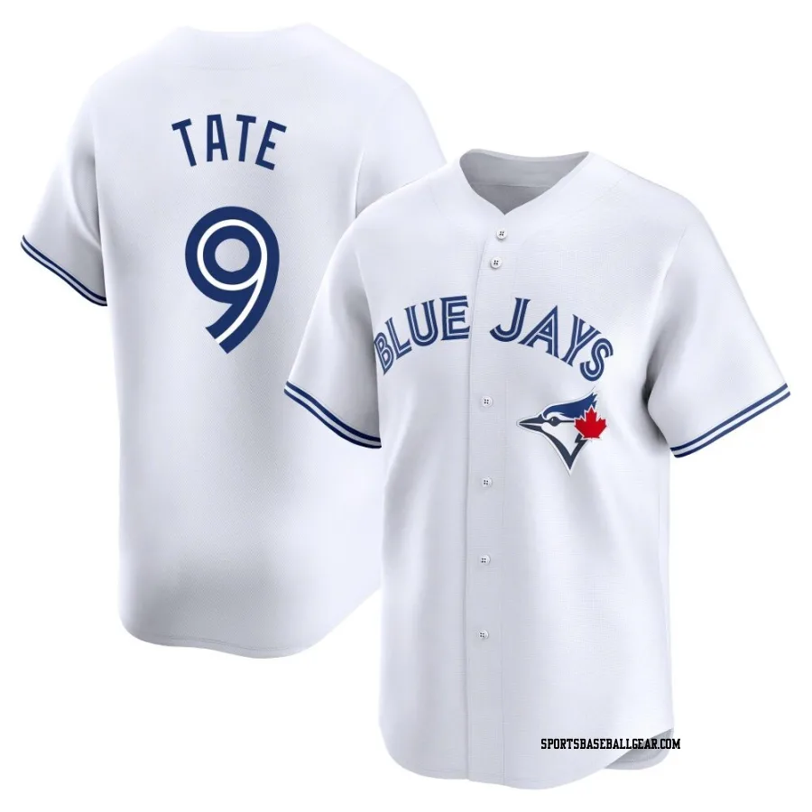 Dillon Tate Men's Toronto Blue Jays White Limited Home Jersey
