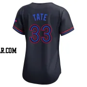 Dillon Tate Women's Toronto Blue Jays Black Limited 2024 City Connect Jersey