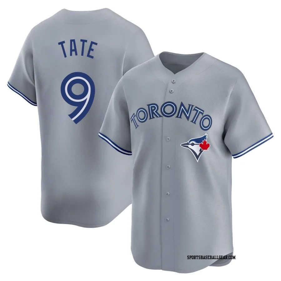 Dillon Tate Youth Toronto Blue Jays Gray Limited Away Jersey