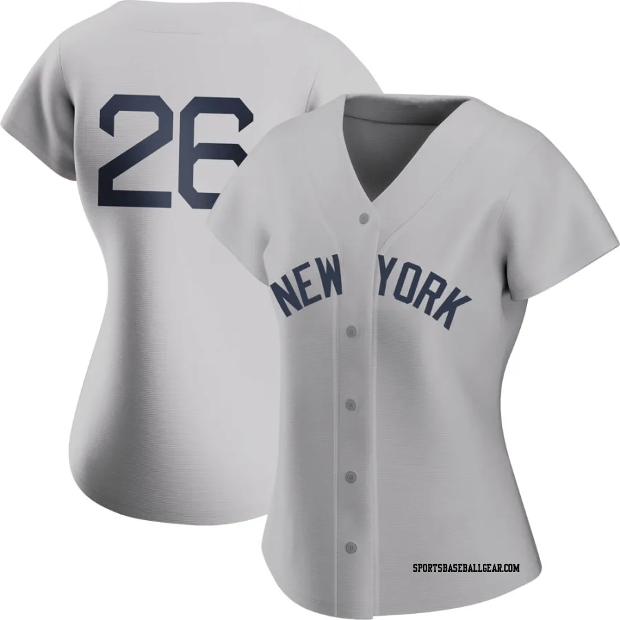 DJ LeMahieu Women's New York Yankees Gray Replica 2021 Field of Dreams Jersey