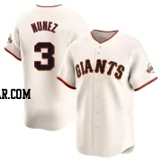Dom Nunez Youth San Francisco Giants Cream Limited Home Jersey