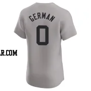 Domingo German Men's New York Yankees Gray Elite Road Jersey