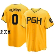 Domingo German Youth Pittsburgh Pirates Gold Replica 2023 City Connect Jersey
