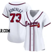 Domingo Gonzalez Women's Atlanta Braves White Limited Home Jersey