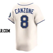 Dominic Canzone Youth Seattle Mariners Cream Limited Alternate Jersey