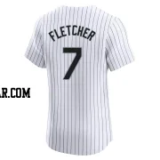 Dominic Fletcher Men's Chicago White Sox White Elite Home Jersey