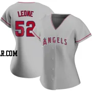 Dominic Leone Women's Los Angeles Angels Replica Silver Road Jersey