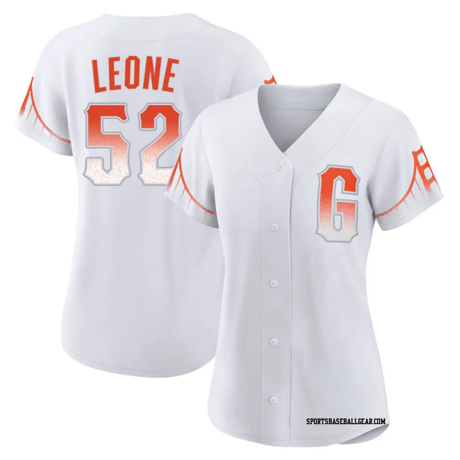 Dominic Leone Women's San Francisco Giants White Replica 2021 City Connect Jersey