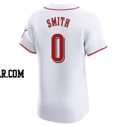 Dominic Smith Men's Cincinnati Reds White Elite Home Jersey