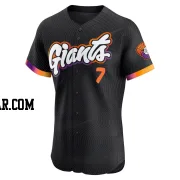 Dominic Smith Men's San Francisco Giants Anthracite Elite 2025 City Connect Jersey