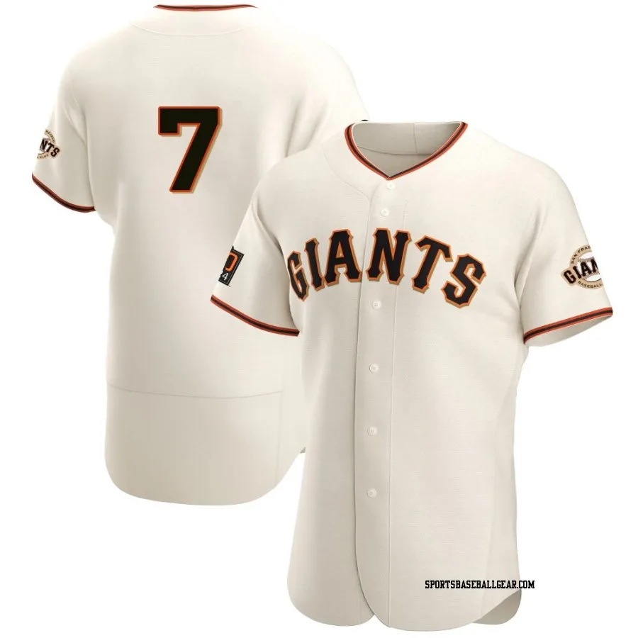 Dominic Smith Men's San Francisco Giants Cream Authentic Home Jersey
