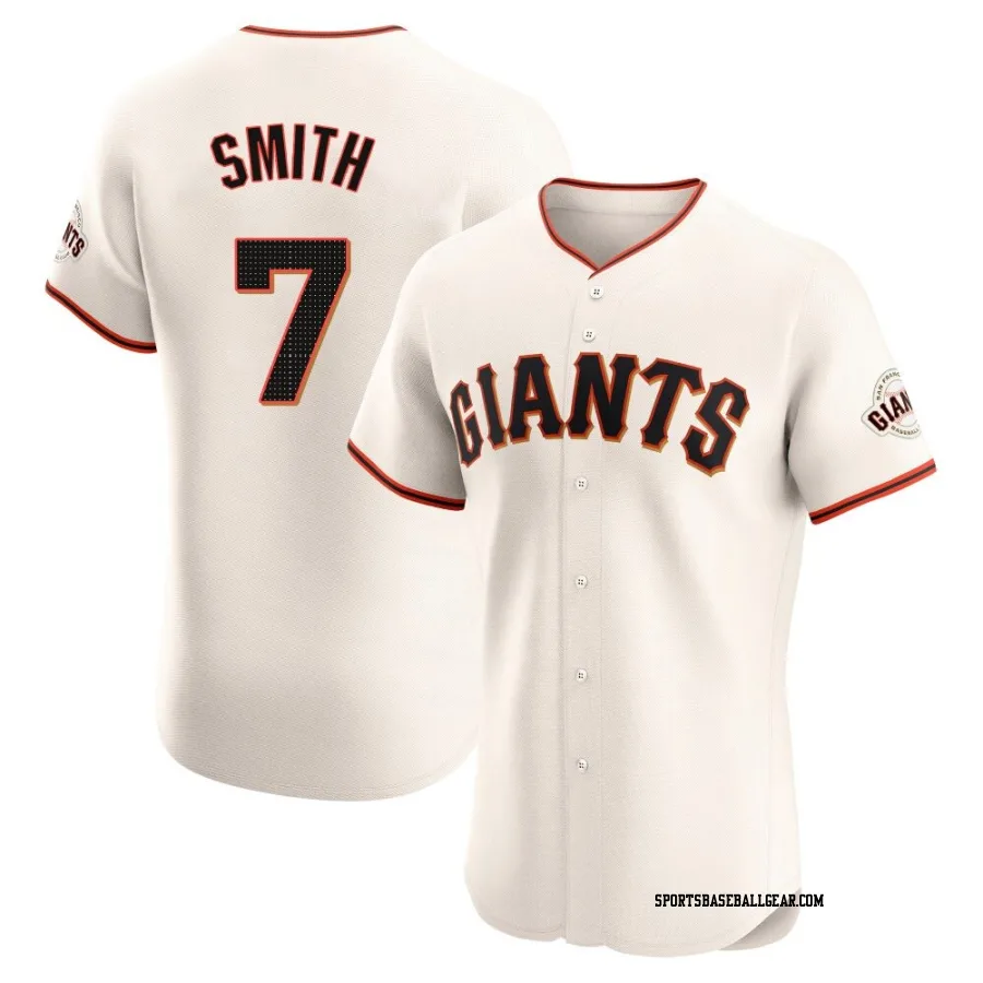 Dominic Smith Men's San Francisco Giants Cream Elite Home Jersey