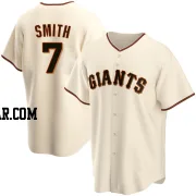 Dominic Smith Men's San Francisco Giants Cream Replica Home Jersey