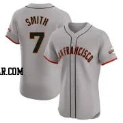 Dominic Smith Men's San Francisco Giants Gray Elite Road Jersey