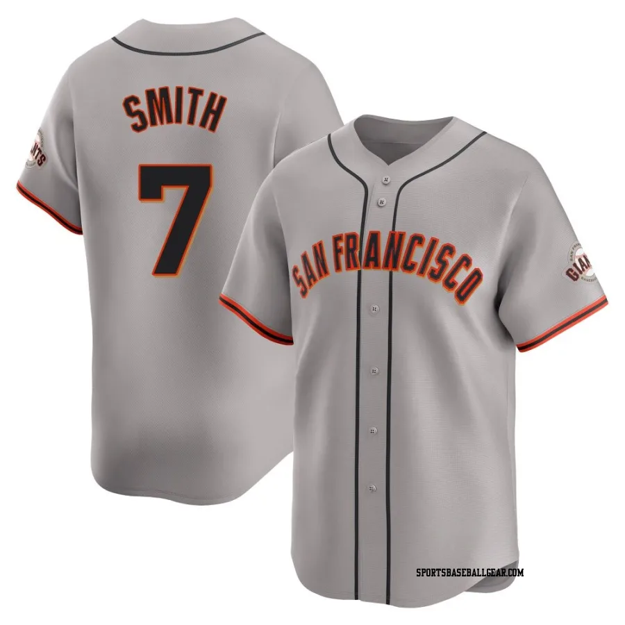 Dominic Smith Men's San Francisco Giants Gray Limited Away Jersey