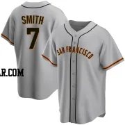 Dominic Smith Men's San Francisco Giants Gray Replica Road Jersey