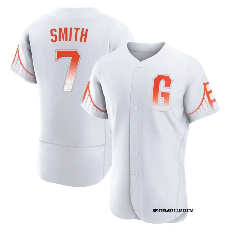 Dominic Smith Men's San Francisco Giants White Authentic 2021 City Connect Jersey