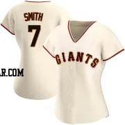 Dominic Smith Women's San Francisco Giants Cream Replica Home Jersey