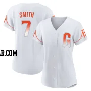 Dominic Smith Women's San Francisco Giants White Authentic 2021 City Connect Jersey
