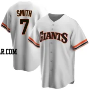 Dominic Smith Youth San Francisco Giants White Replica Home Cooperstown Collection Jersey