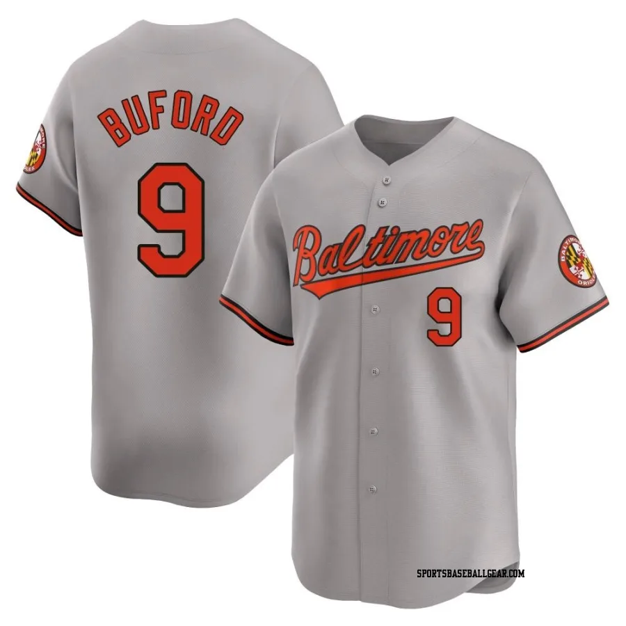 Don Buford Men's Baltimore Orioles Gray Limited Road Jersey