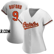 Don Buford Women's Baltimore Orioles White Authentic Home Jersey