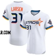 Don Larsen Men's Houston Astros White Elite 2025 City Connect Jersey