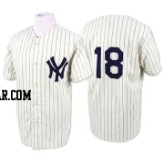 Don Larsen Men's New York Yankees White Replica Throwback Jersey