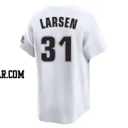 Don Larsen Youth Houston Astros White Limited Throwback Cooperstown Collection Jersey