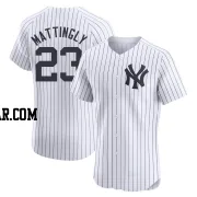 Don Mattingly Men's New York Yankees White Elite Home Jersey