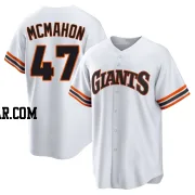 Don Mcmahon Men's San Francisco Giants White Limited Throwback Cooperstown Collection Jersey