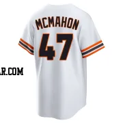Don Mcmahon Men's San Francisco Giants White Limited Throwback Cooperstown Collection Jersey