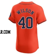 Don Wilson Men's Houston Astros Orange Elite Alternate Vapor Premier Jersey