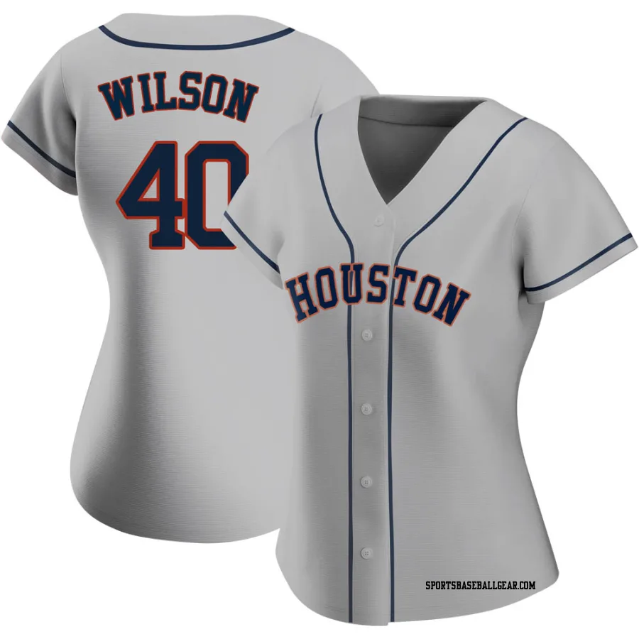 Don Wilson Women's Houston Astros Gray Replica Road 2020 Jersey