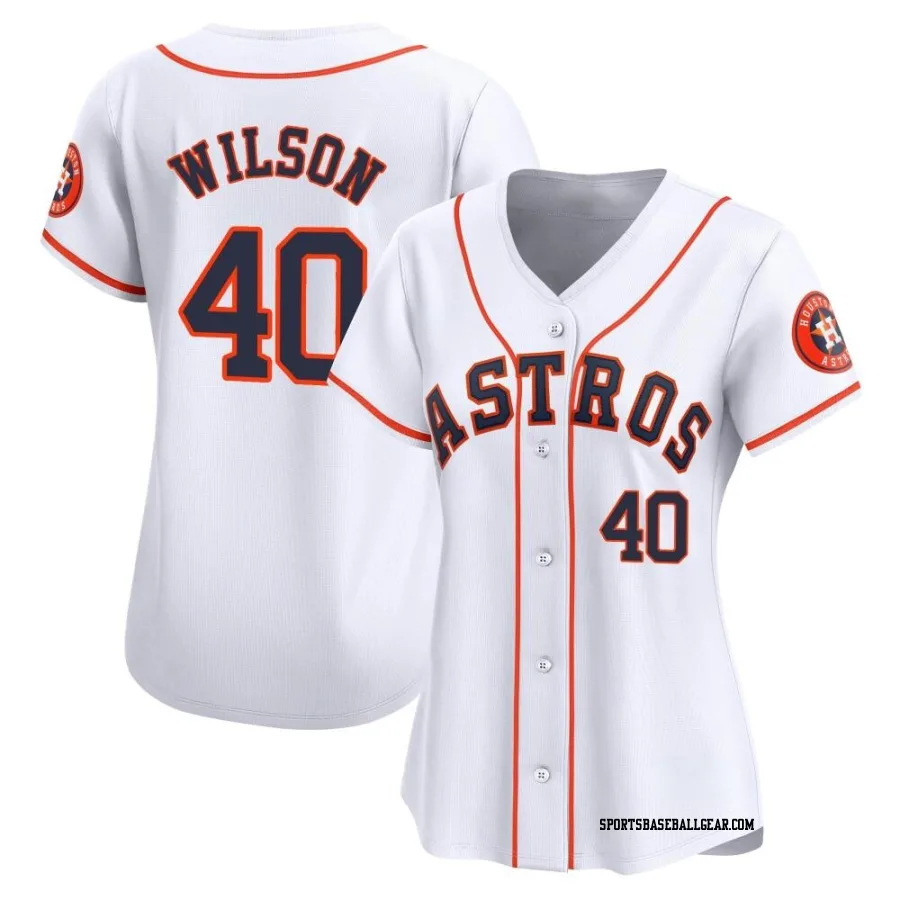 Don Wilson Women's Houston Astros White Limited Home Jersey