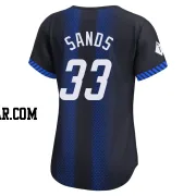 Donny Sands Women's Detroit Tigers Blue Limited 2024 City Connect Jersey